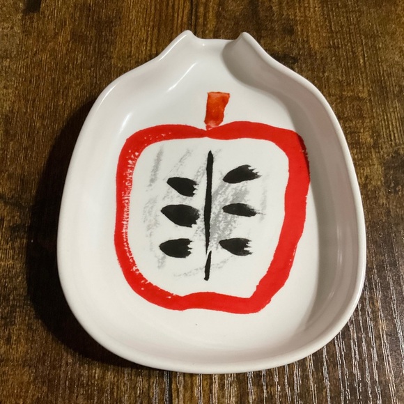 Kate Spade New York Lenox Painted Apple Stoneware Spoon Rest - Picture 3 of 5